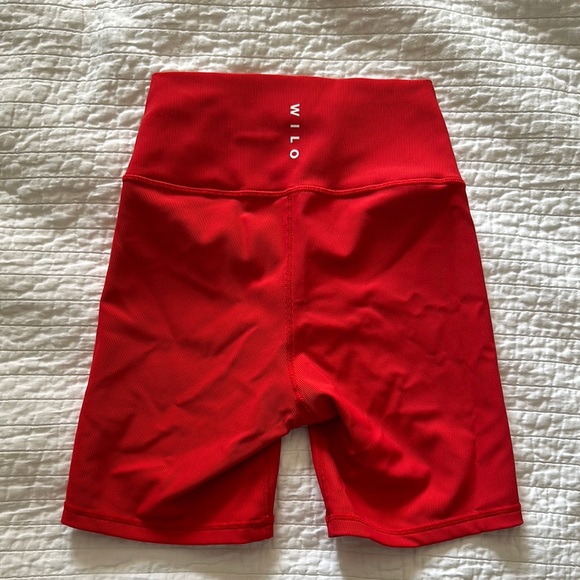 Wilo Red Women's Shorts - Picture 3 of 3
